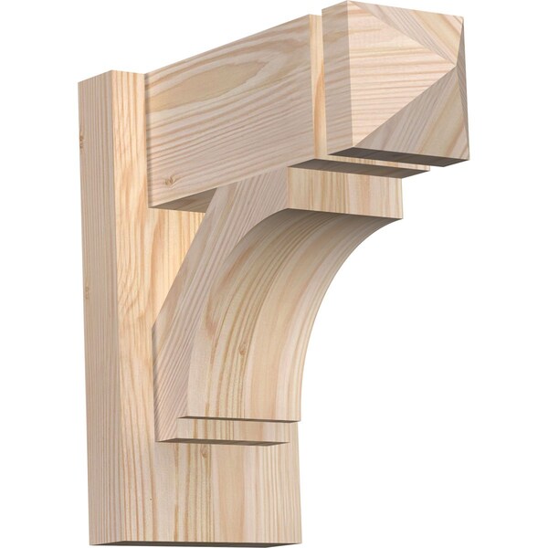 Ekena Millwork Imperial Arts & Crafts Smooth Outlooker, Douglas Fir, 5 1/2"W x 12"D x 12"H OUT06X12X12IMP03SDF - main